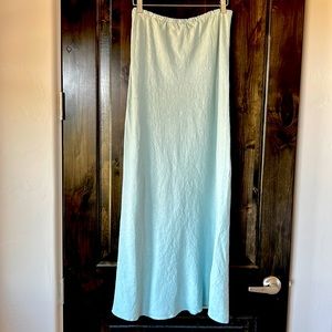Bryn Walker bias cut linen maxi skirt in size small